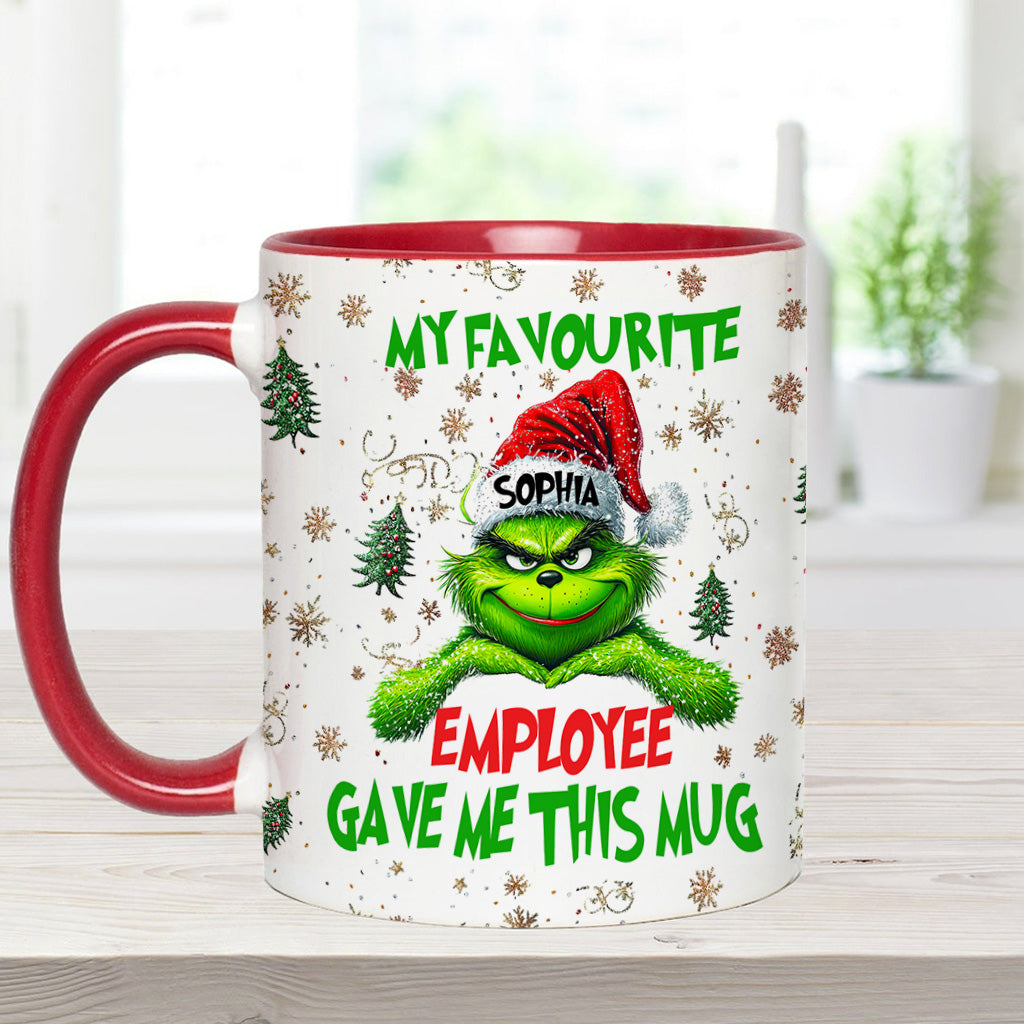 My Favourite - Personalized Colleague Accent Mug