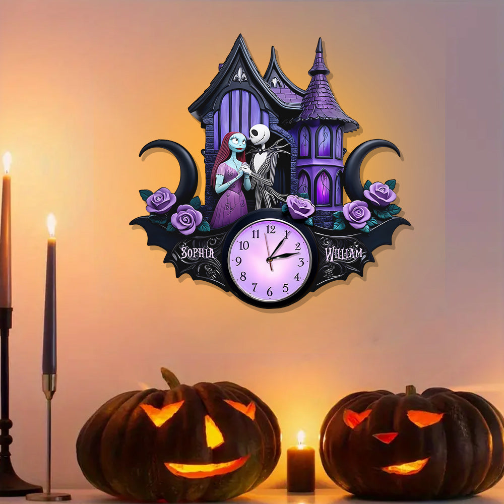 You And Me We Got This - Personalized Nightmare LED Light Wall Clock