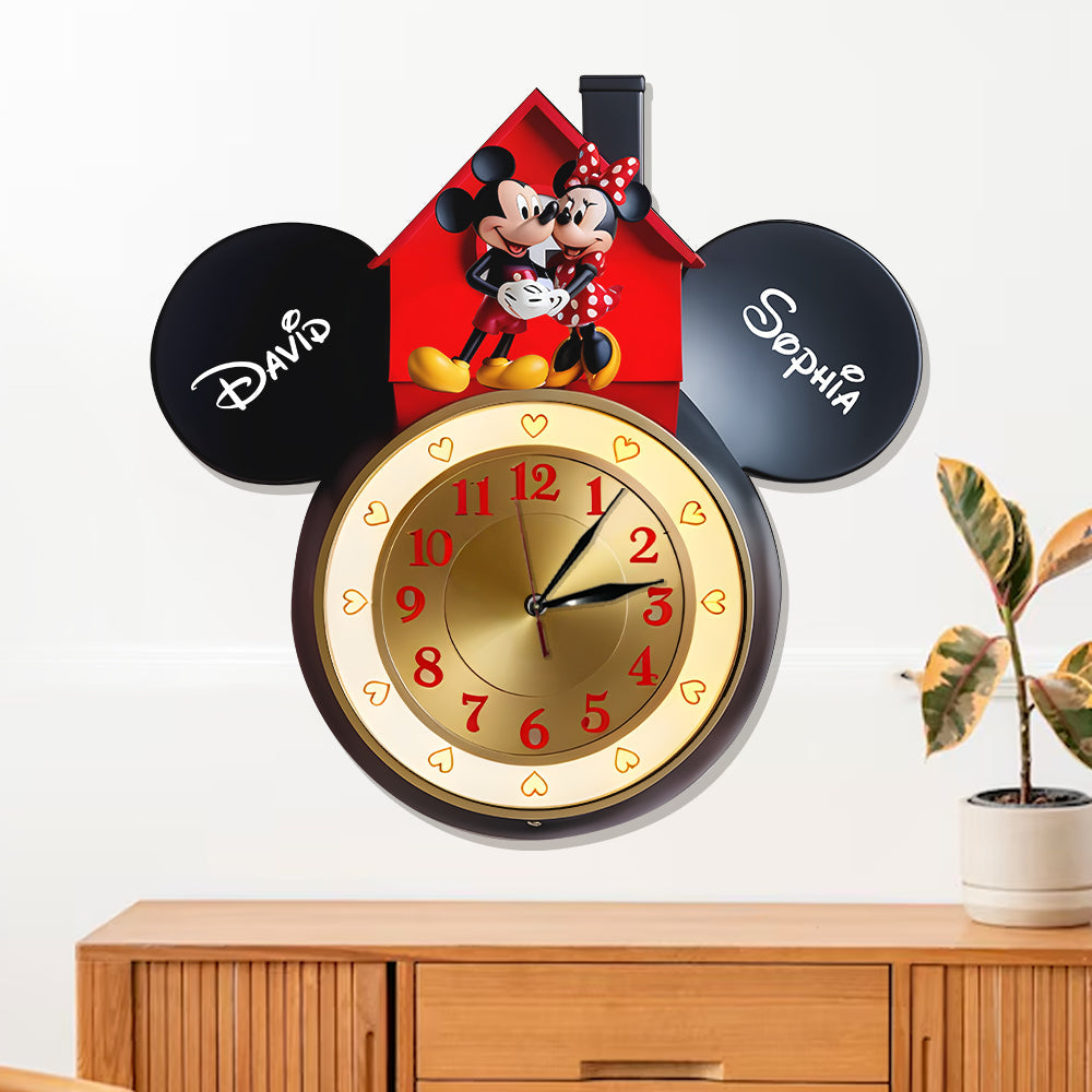 You And Me We Got This - Personalized Mouse LED Light Wall Clock