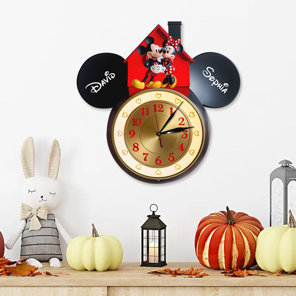 You And Me We Got This - Personalized Mouse LED Light Wall Clock