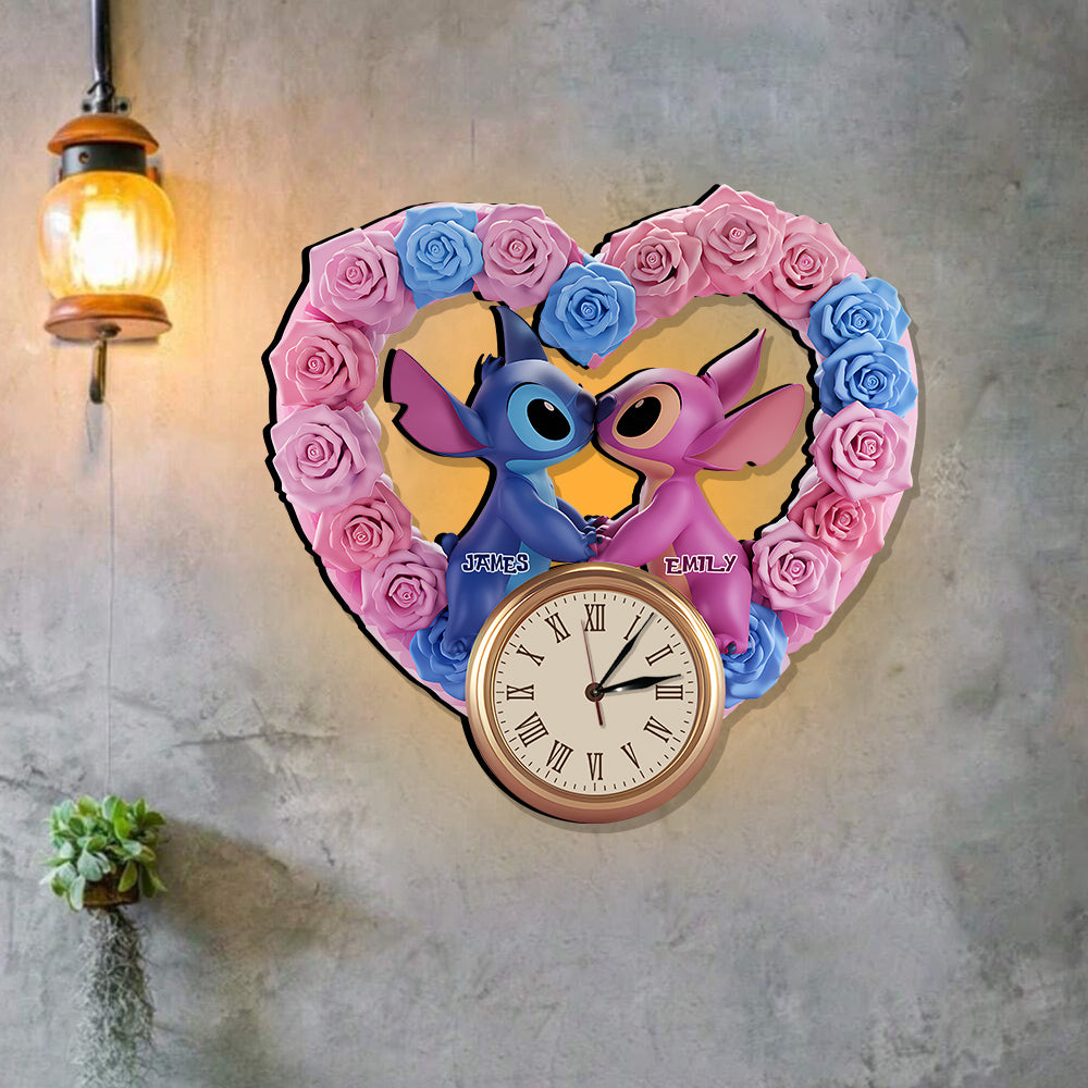 You & Me We Got This - Personalized Ohana LED Light Wall Clock