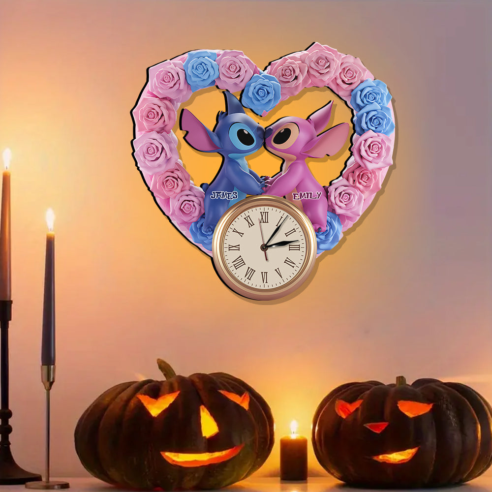 You & Me We Got This - Personalized Ohana LED Light Wall Clock