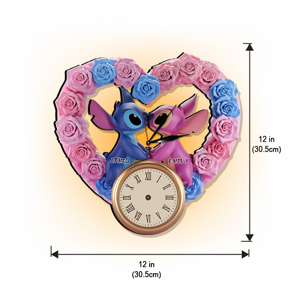 You & Me We Got This - Personalized Ohana LED Light Wall Clock