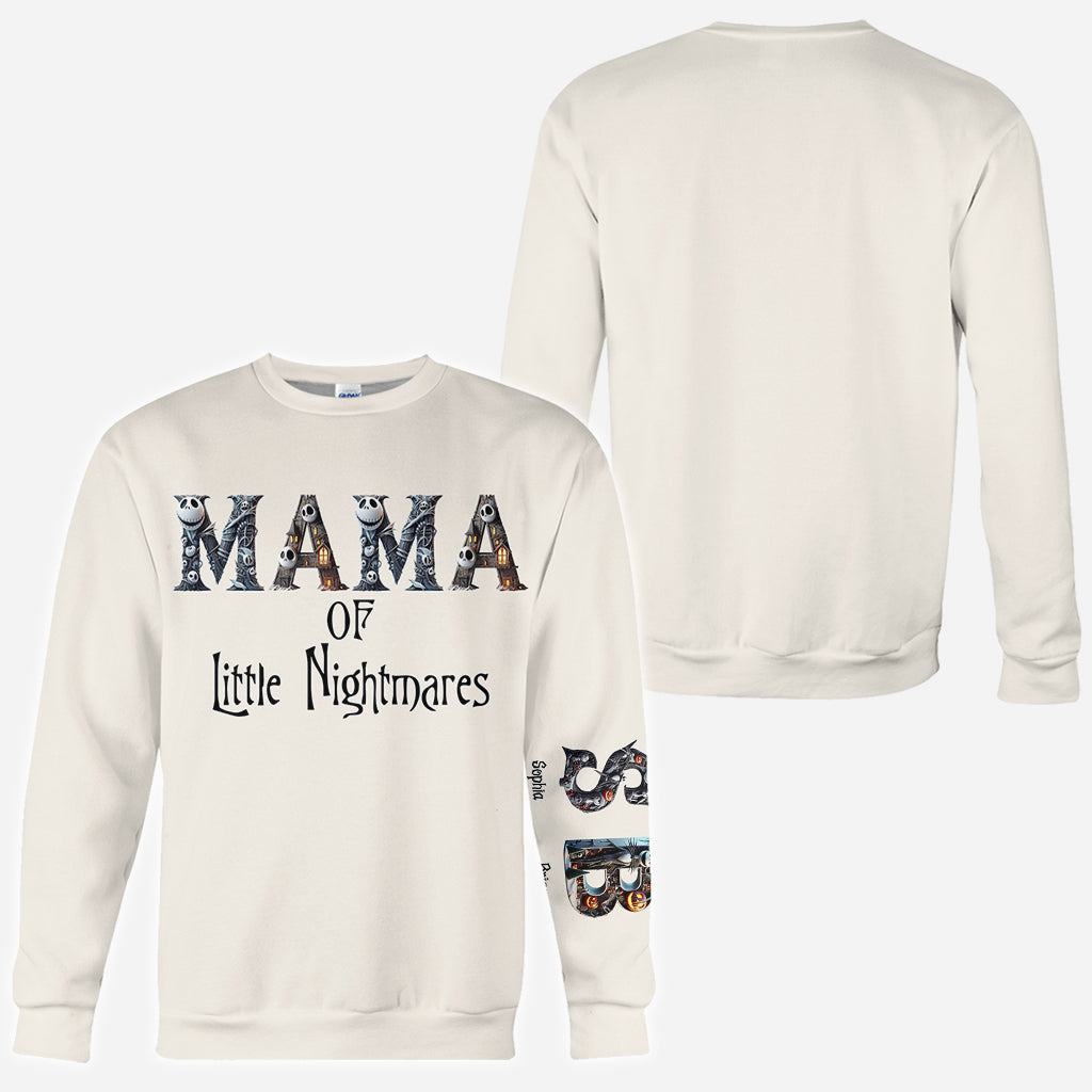 Mama Of Little Nightmares - Personalized Nightmare All Over Shirt