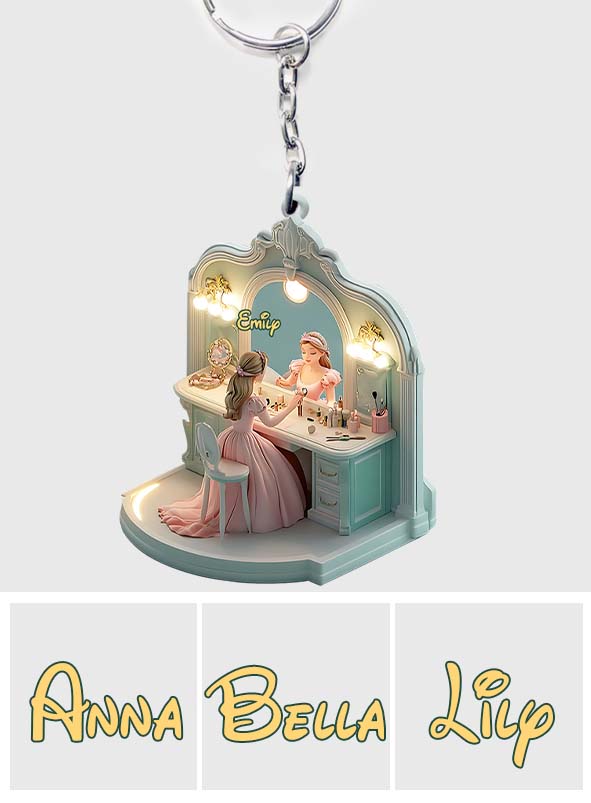 I'm A Princess - Personalized Mouse Keychain