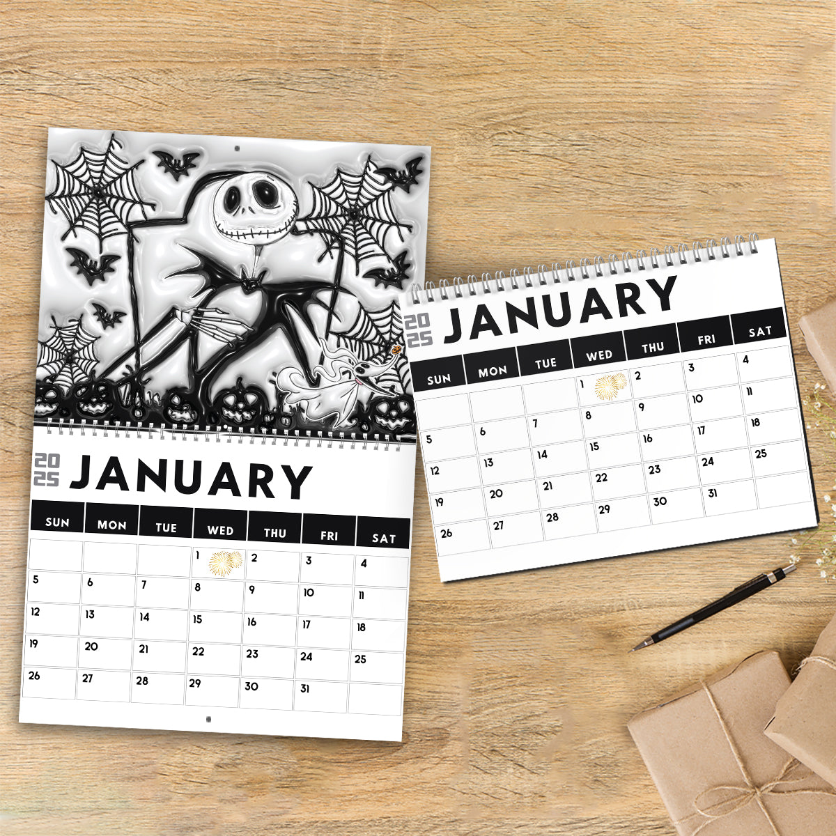 Nightmare Family - Personalized Nightmare Wall Calendar & Desk Calendar