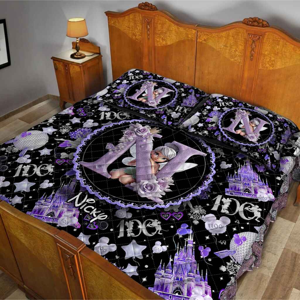 Magic Purple - Personalized Mouse Quilt Set