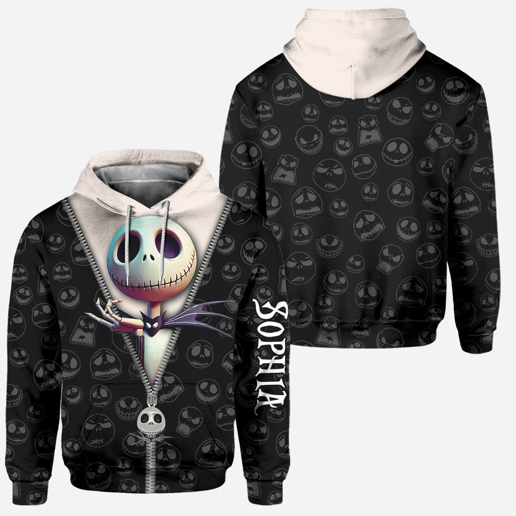 Just A Girl Who Loves Jack - Personalized Nightmare Hoodie and Leggings
