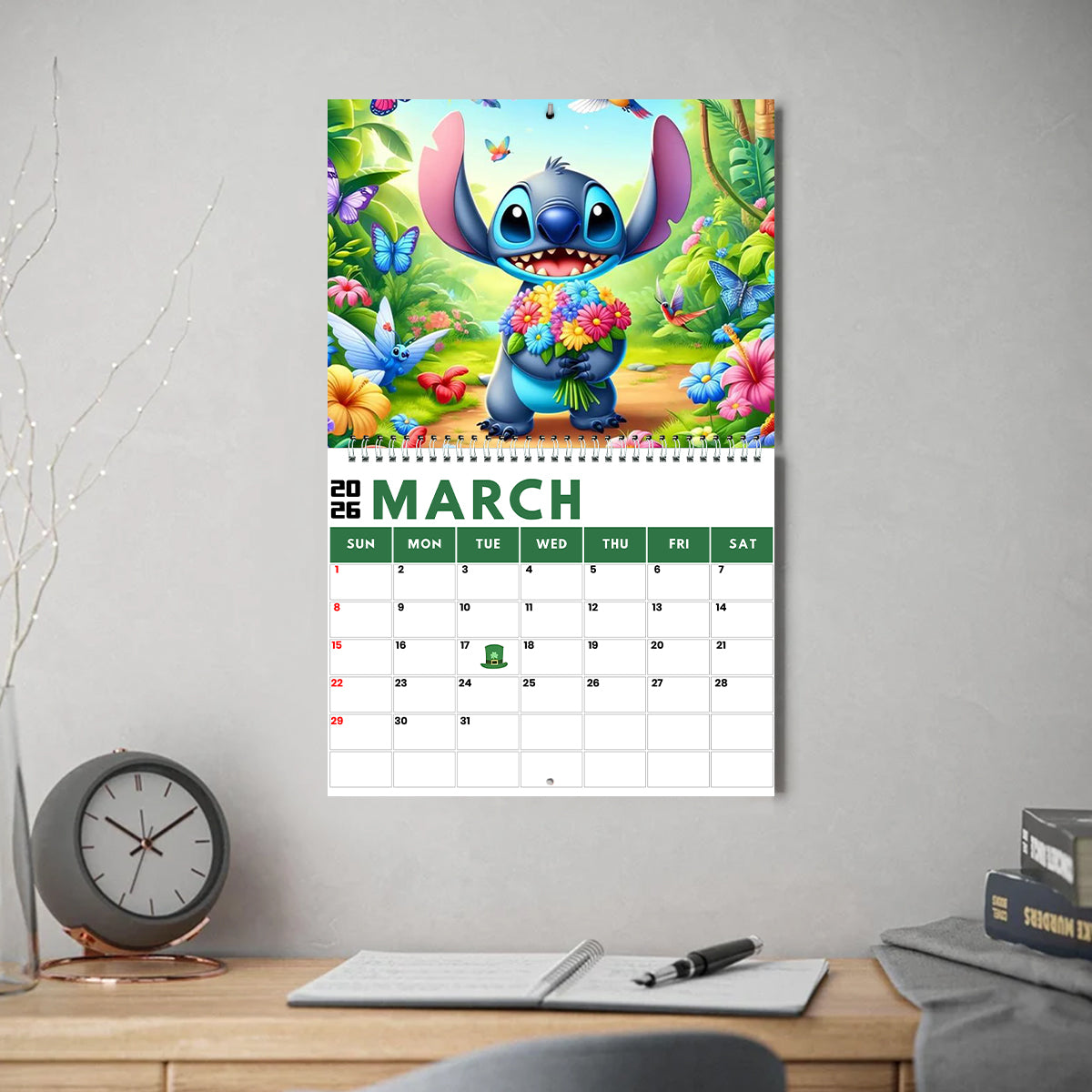 Ohana Means Family - Personalized Ohana Wall Calendar
