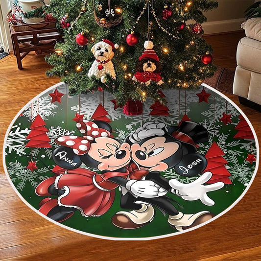 Magical Love - Personalized Mouse Tree Skirt