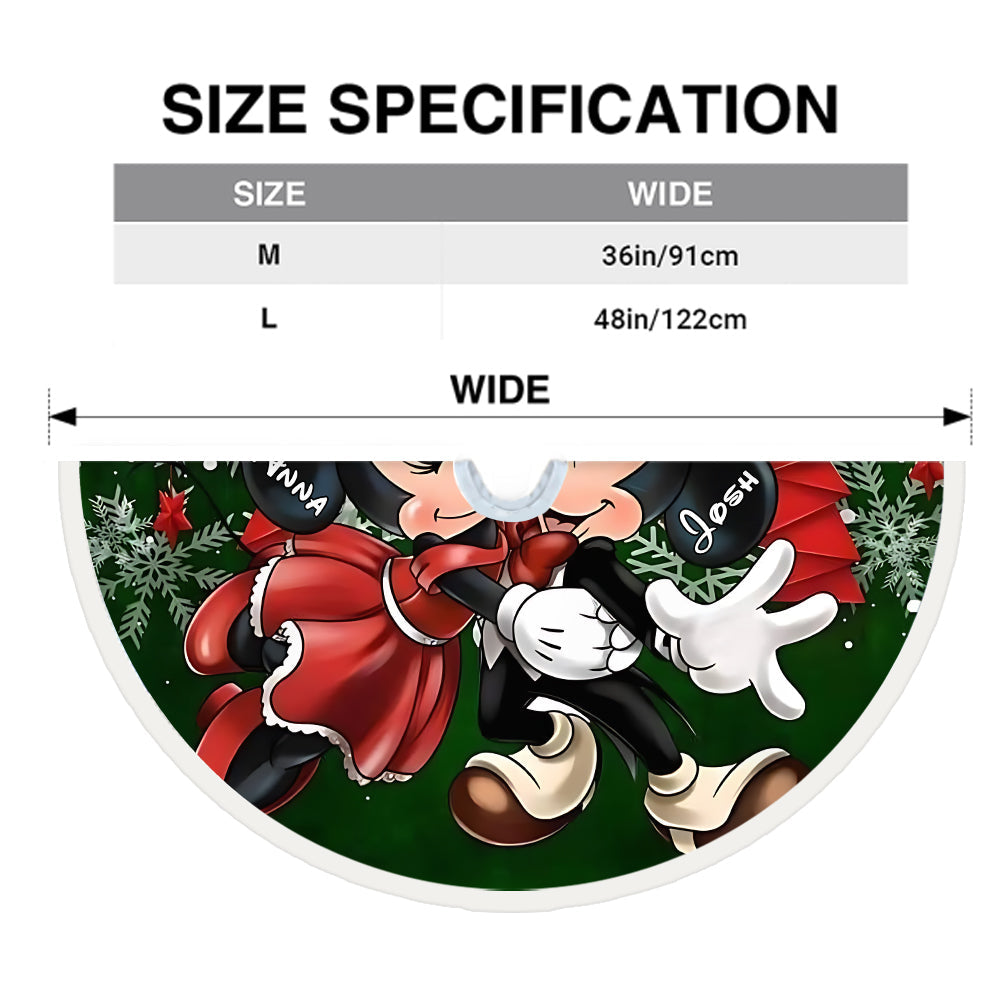 Magical Love - Personalized Mouse Tree Skirt