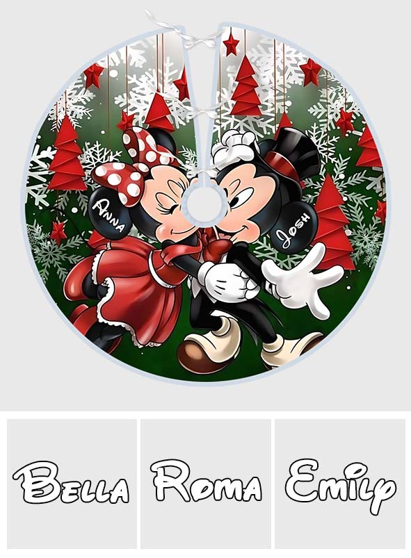Magical Love - Personalized Mouse Tree Skirt