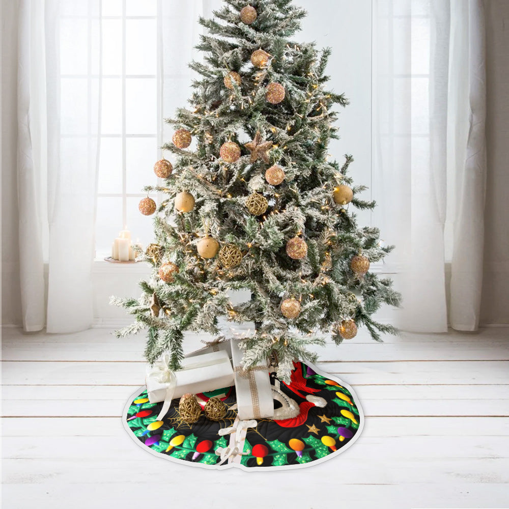 Nightmare Christmas Couple - Personalized Nightmare Tree Skirt