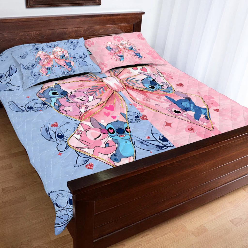 Ohana Means Family - Personalized Ohana Quilt Set