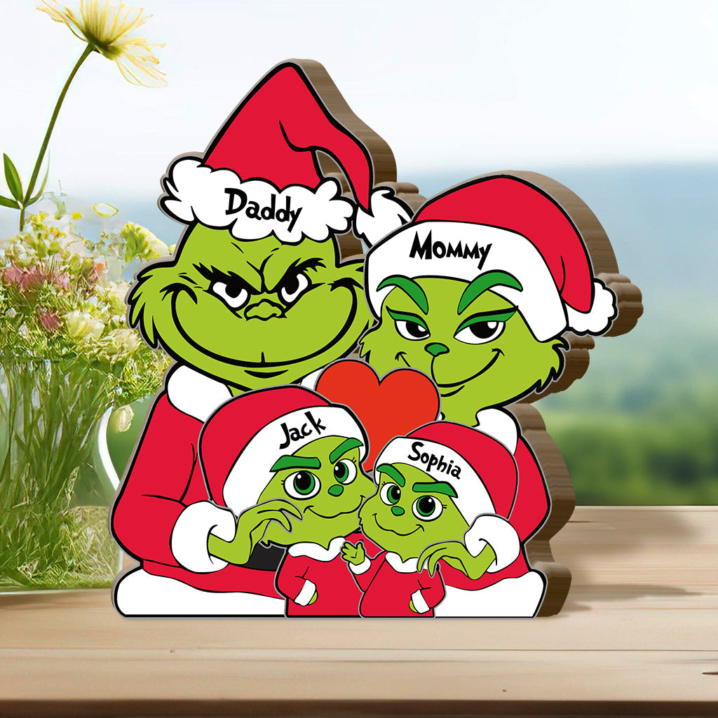 Magic Family - Personalized Family Shaped Wooden Puzzle