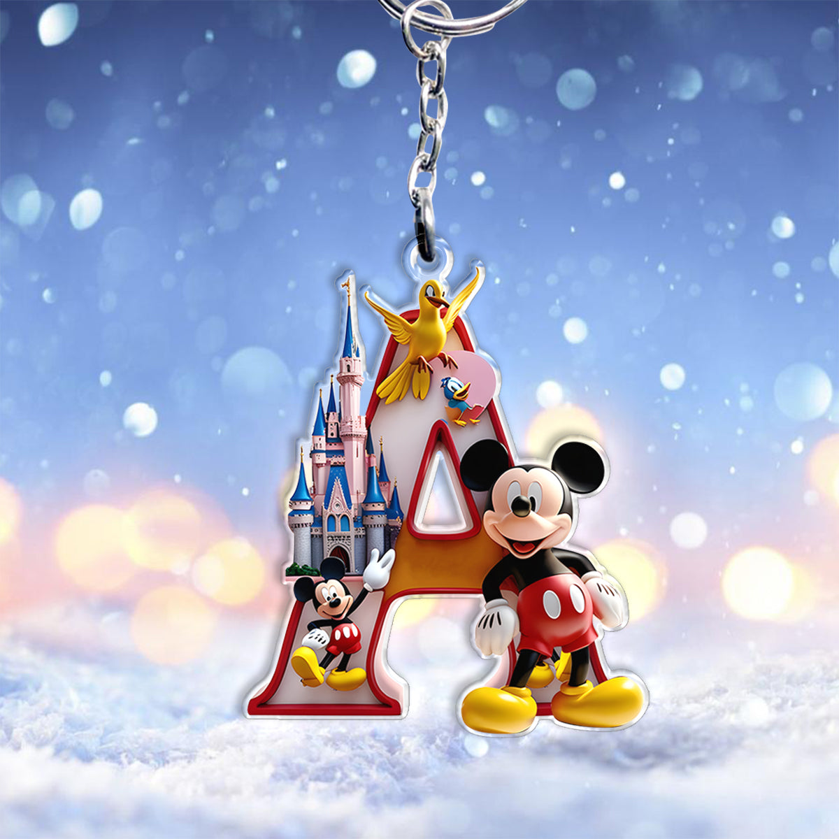 Magic World - Personalized Mouse Keychain