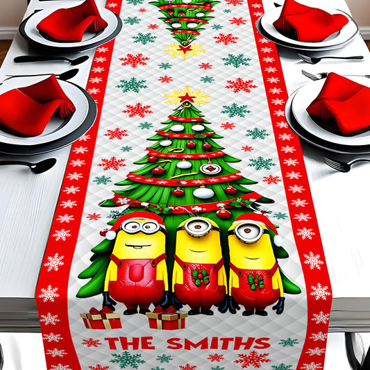 Merry Christmas - Personalized Table Runner