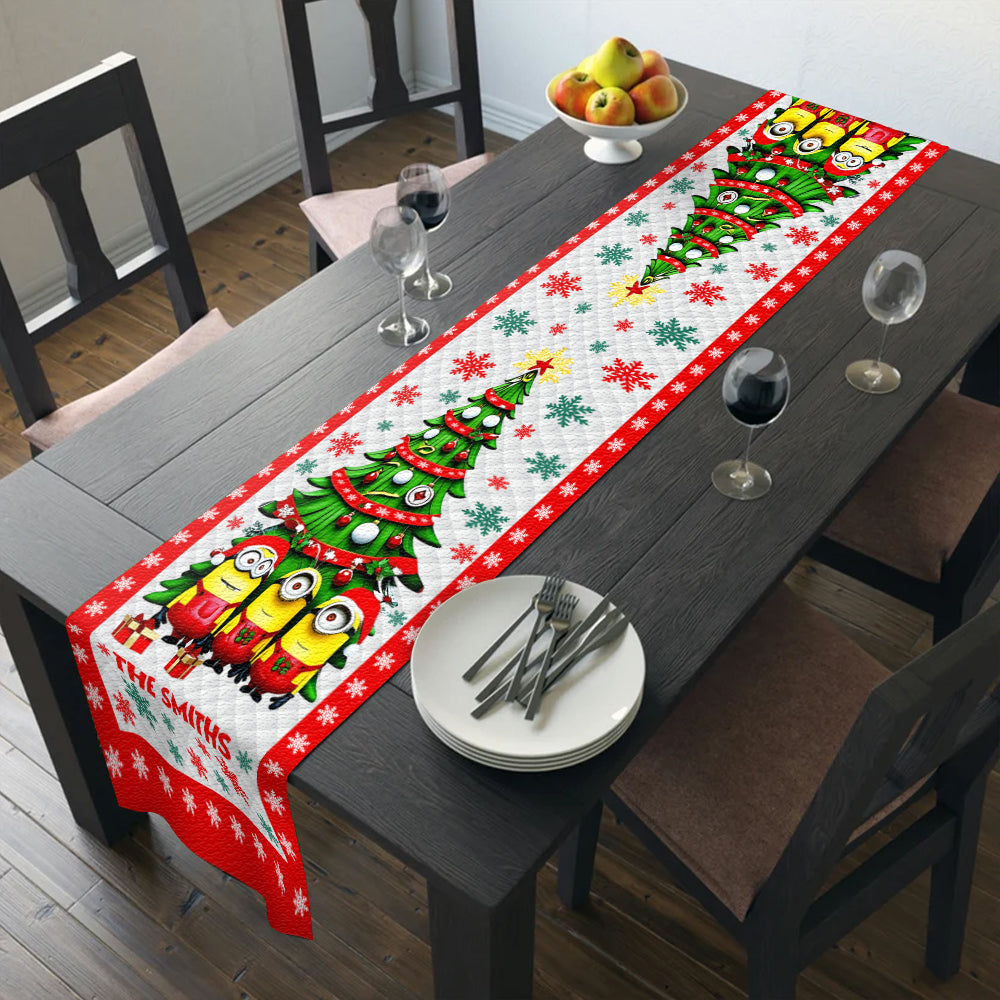 Merry Christmas - Personalized Table Runner