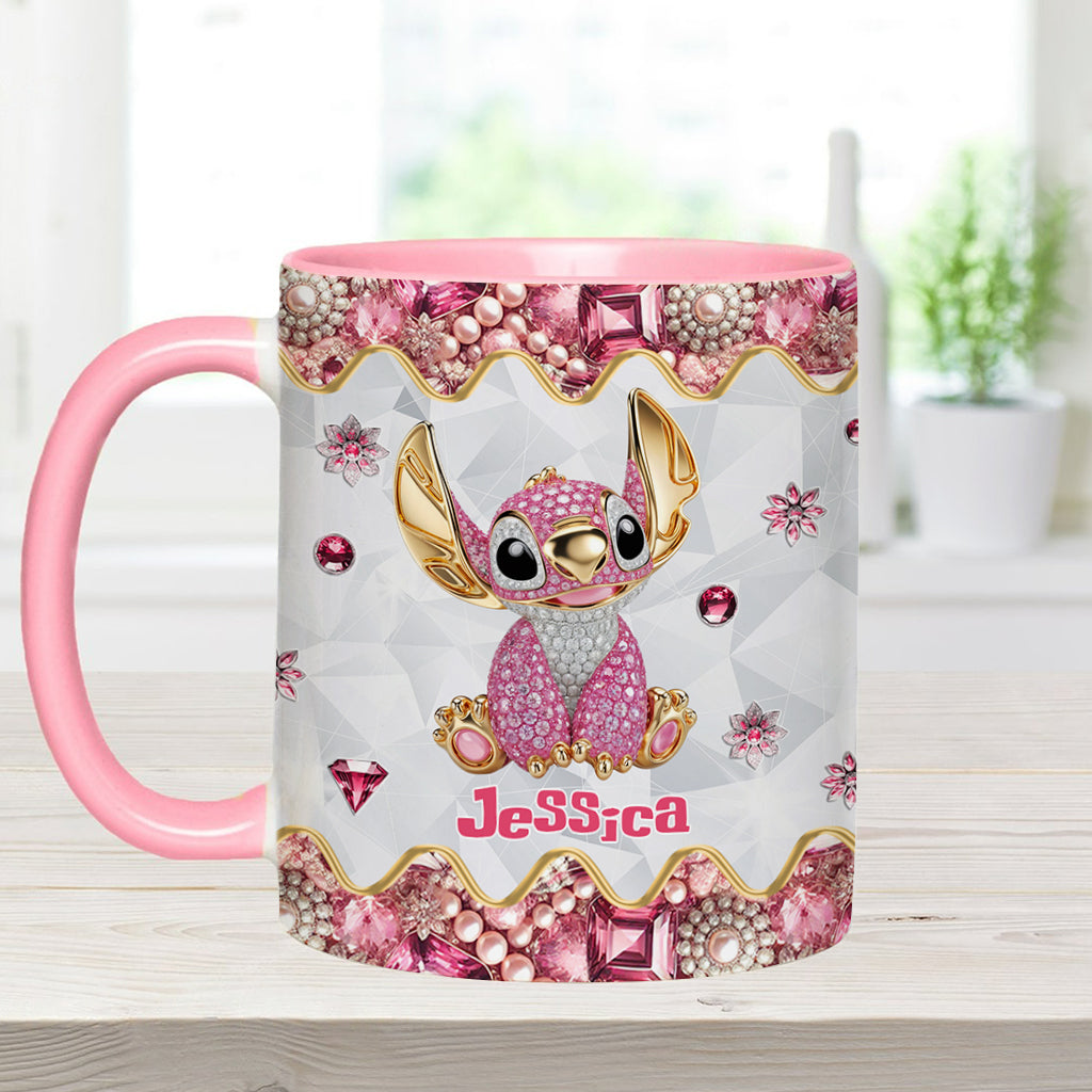 Blue Ohana - Personalized Ohana Accent Mug