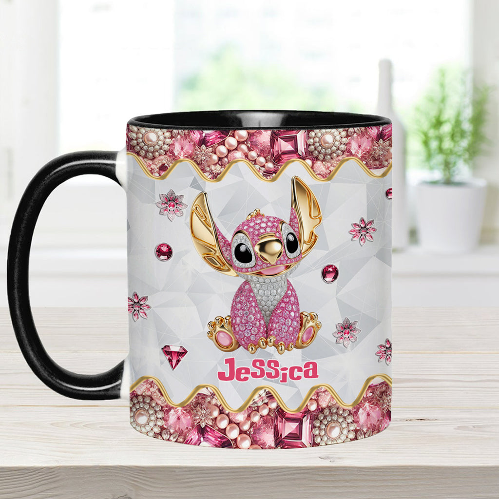 Blue Ohana - Personalized Ohana Accent Mug