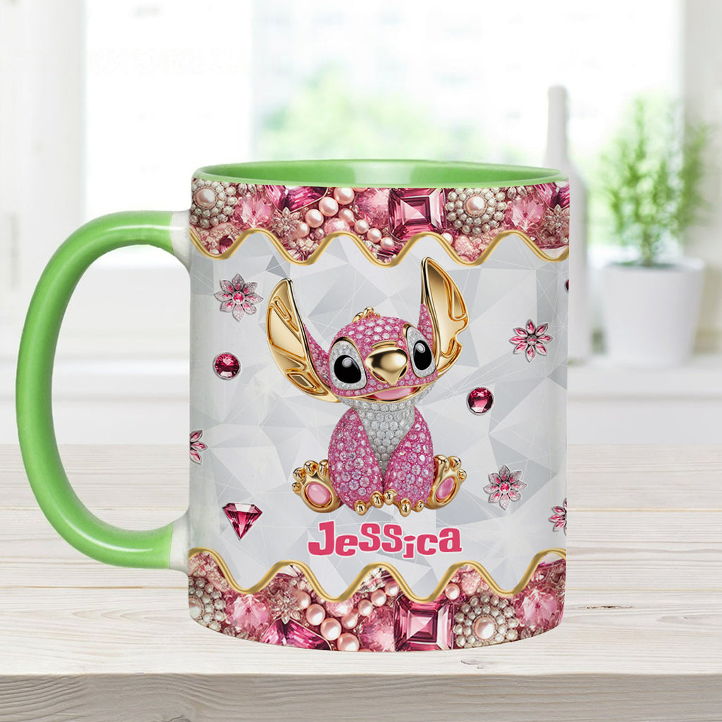 Blue Ohana - Personalized Ohana Accent Mug