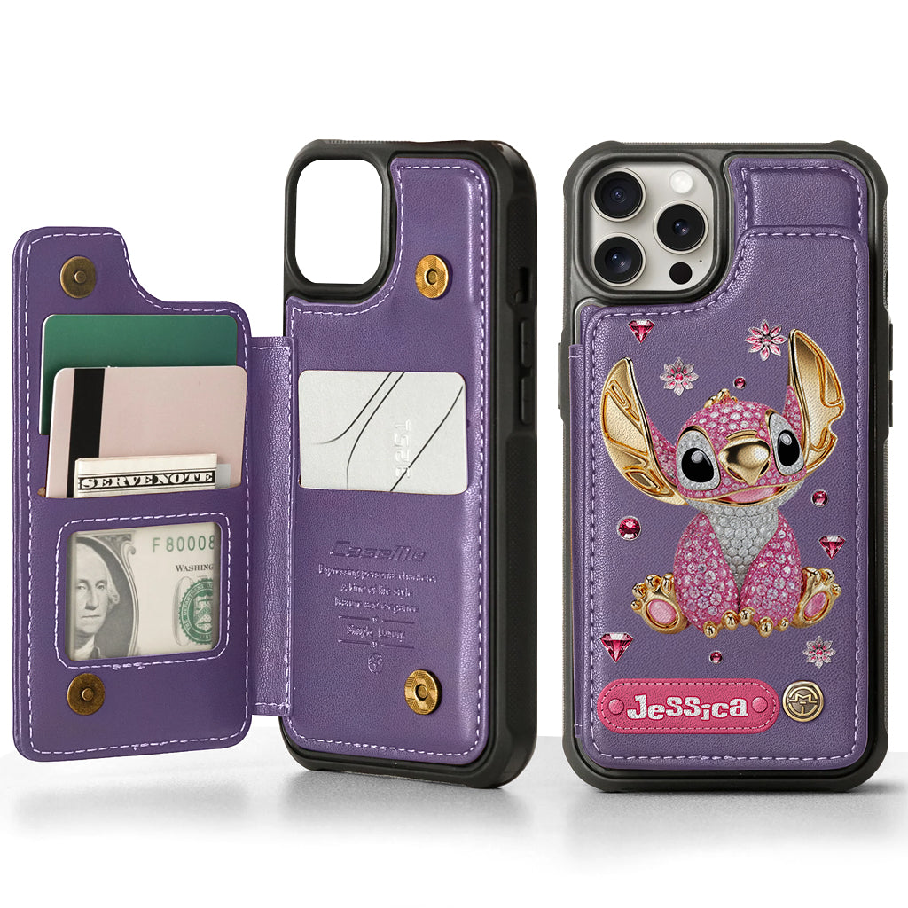 Blue Ohana - Personalized Ohana Wallet Phone Case
