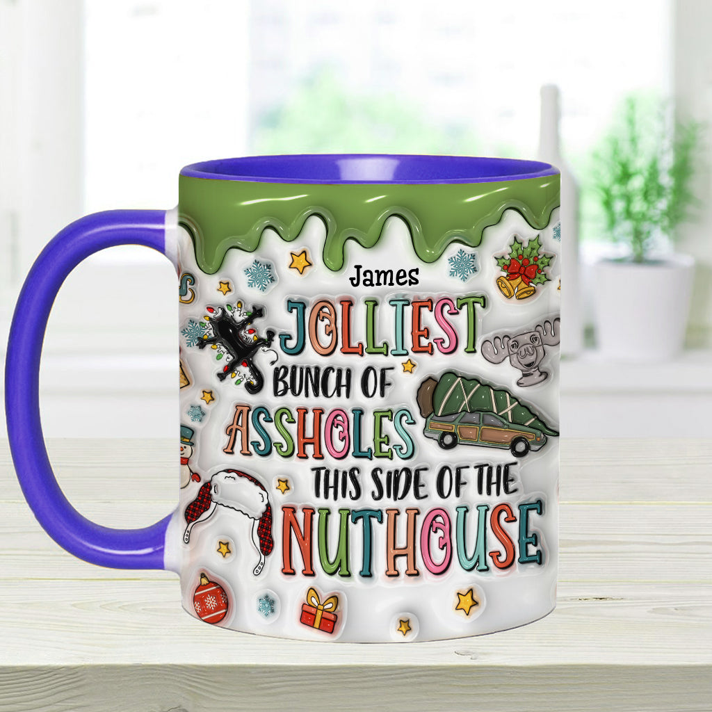 Jolliest - Personalized Accent Mug