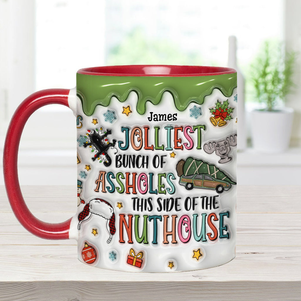 Jolliest - Personalized Accent Mug