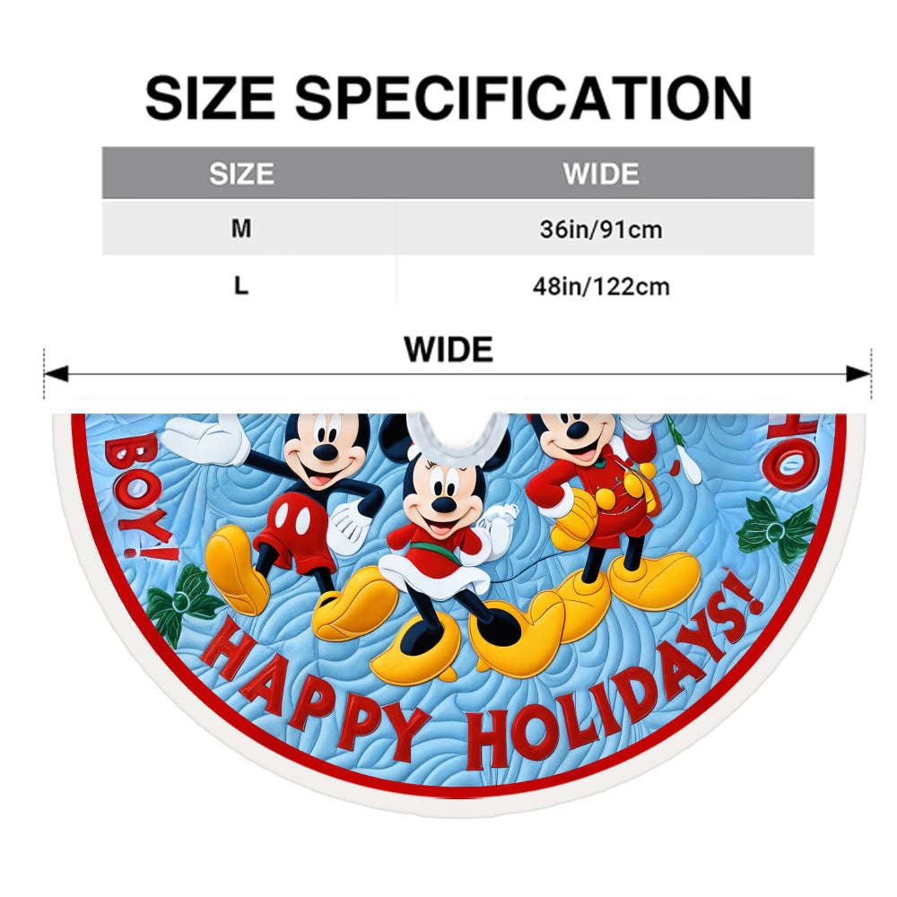 Magic Family - Personalized Mouse Tree Skirt