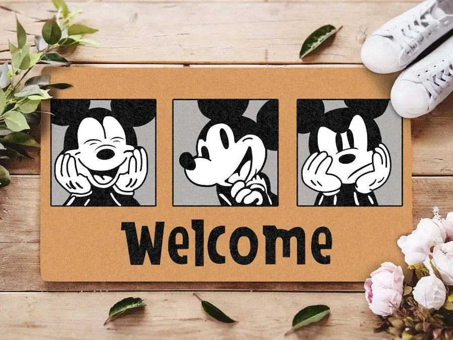 Welcome Home Mouse Doormat 0823