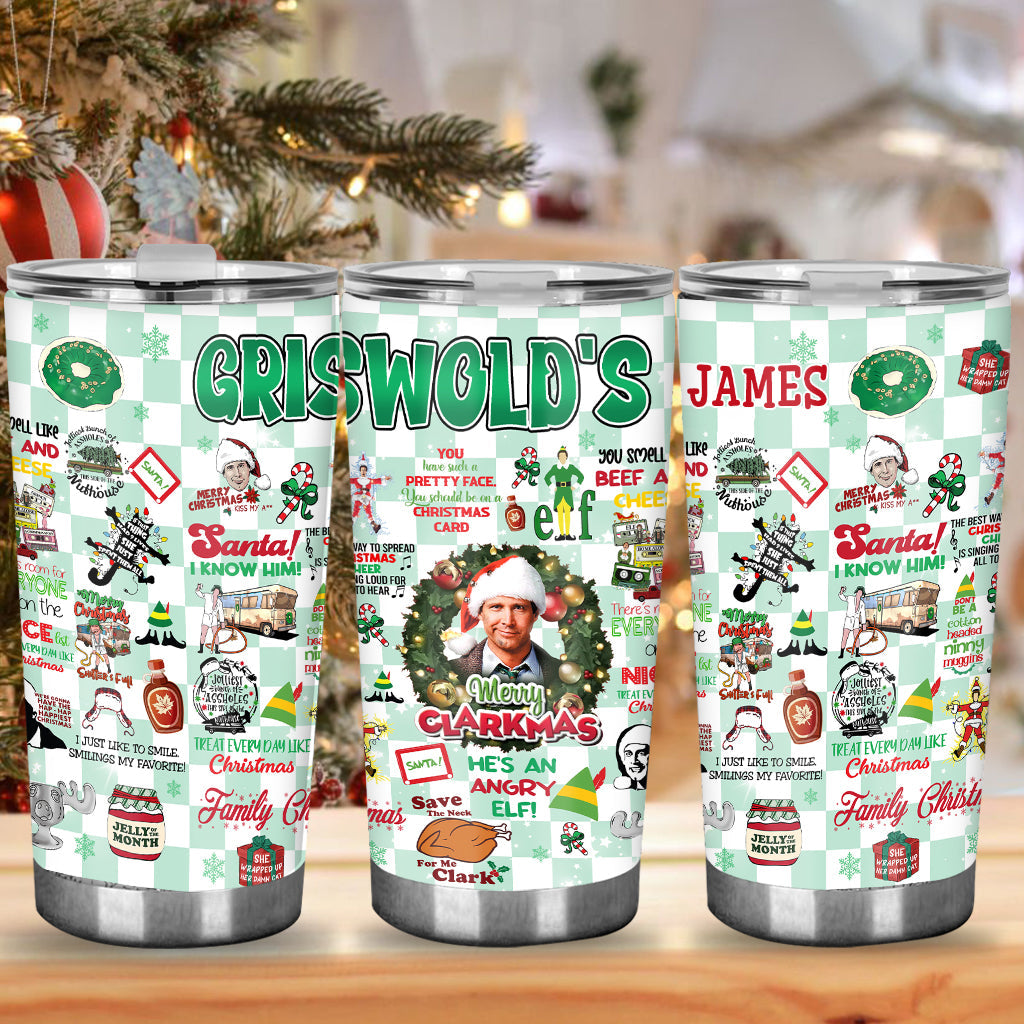 Christmas Movie Watching - Personalized Tumbler