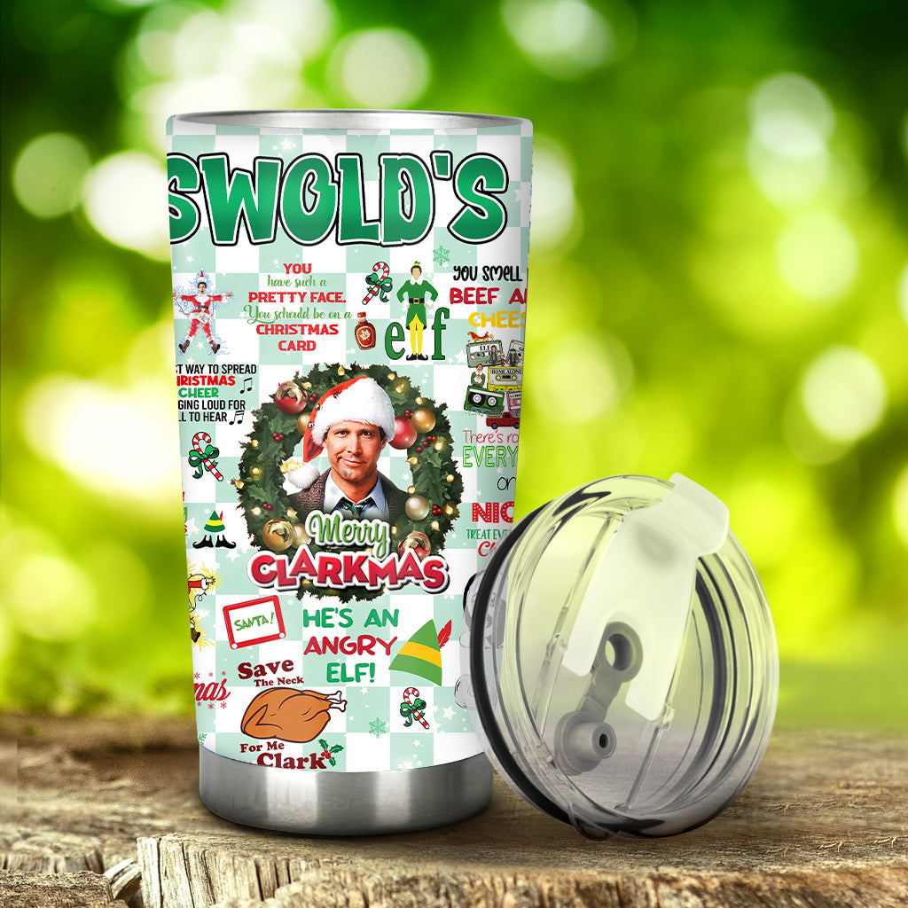 Christmas Movie Watching - Personalized Tumbler