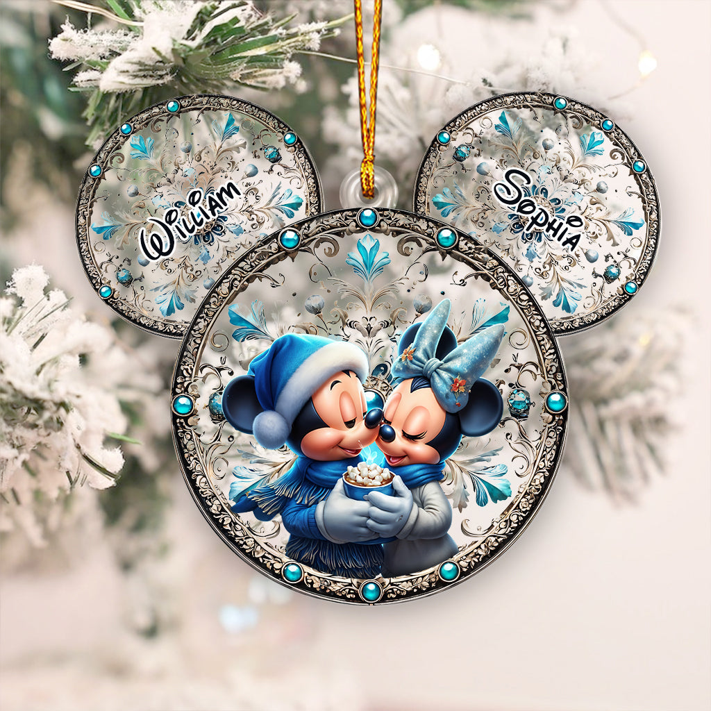 Mouse Couple - Personalized Mouse Ornament