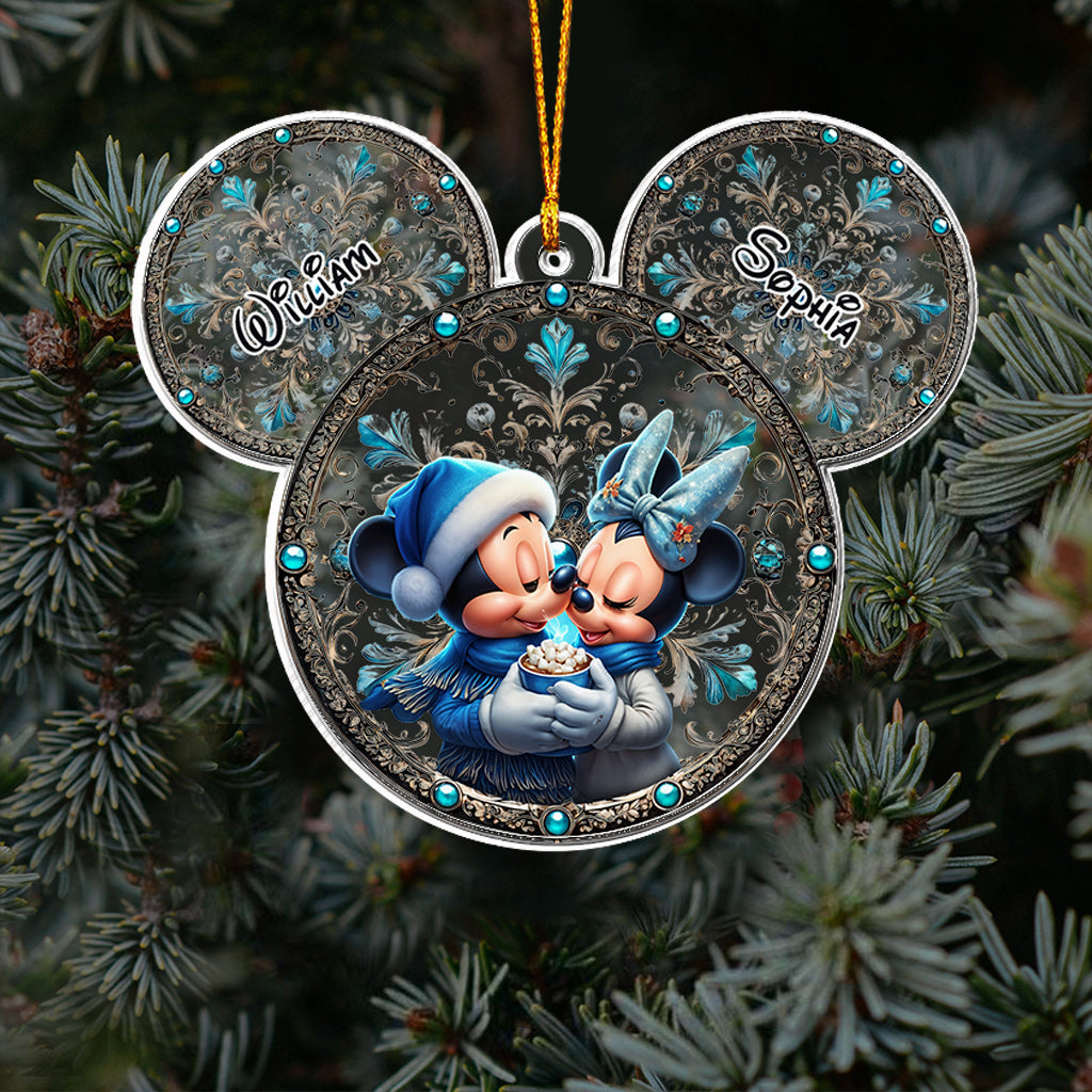 Mouse Couple - Personalized Mouse Ornament