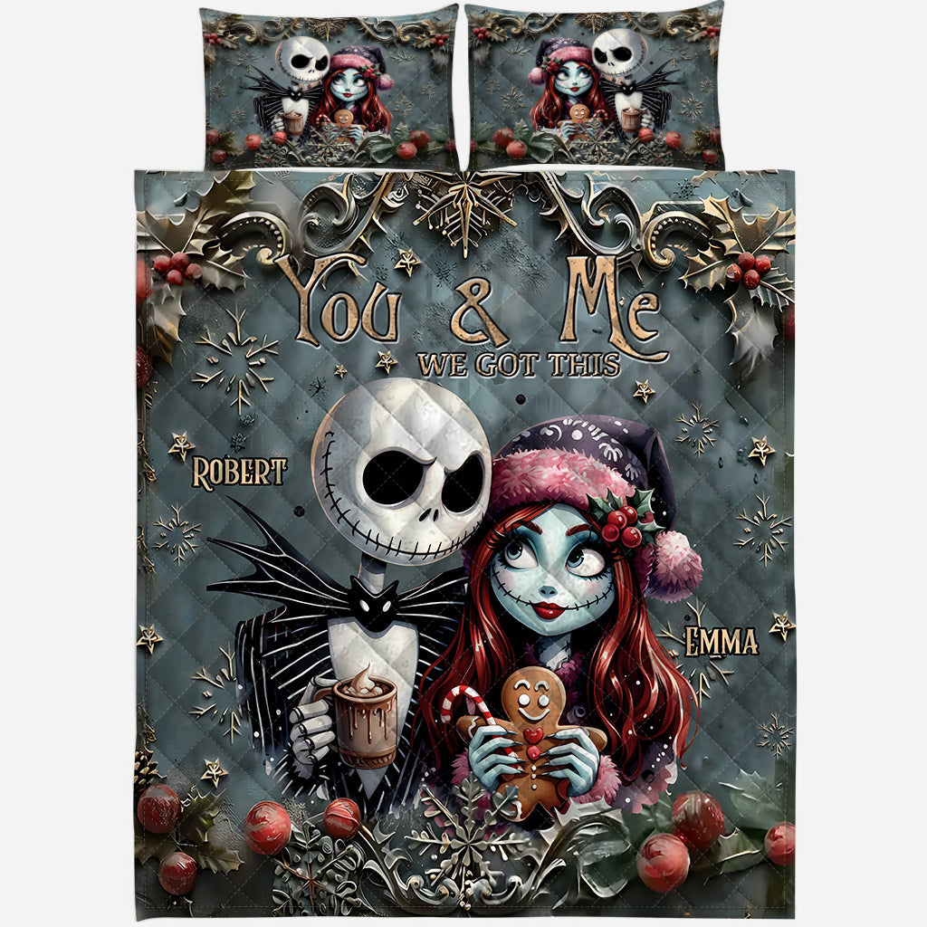 Nightmare Couple - Personalized Nightmare Quilt Set