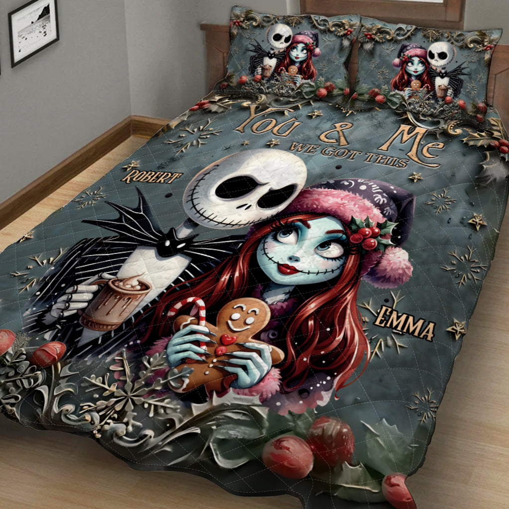 Nightmare Couple - Personalized Nightmare Quilt Set