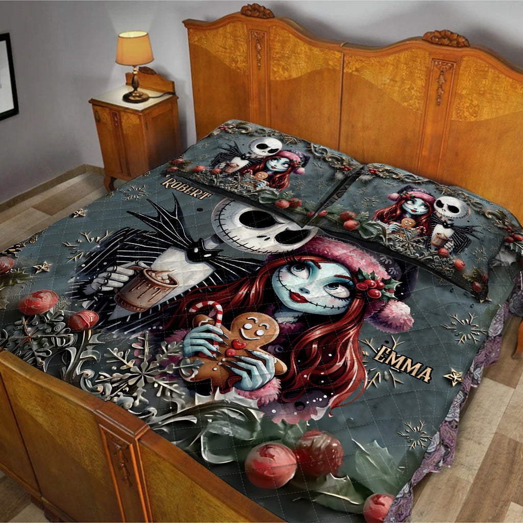 Nightmare Couple - Personalized Nightmare Quilt Set