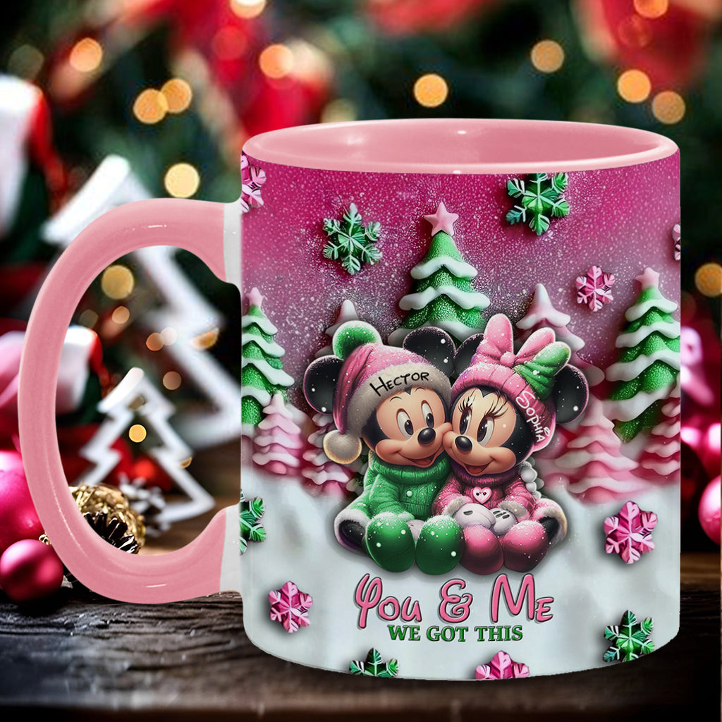 Mouse Couple - Personalized Mouse Accent Mug