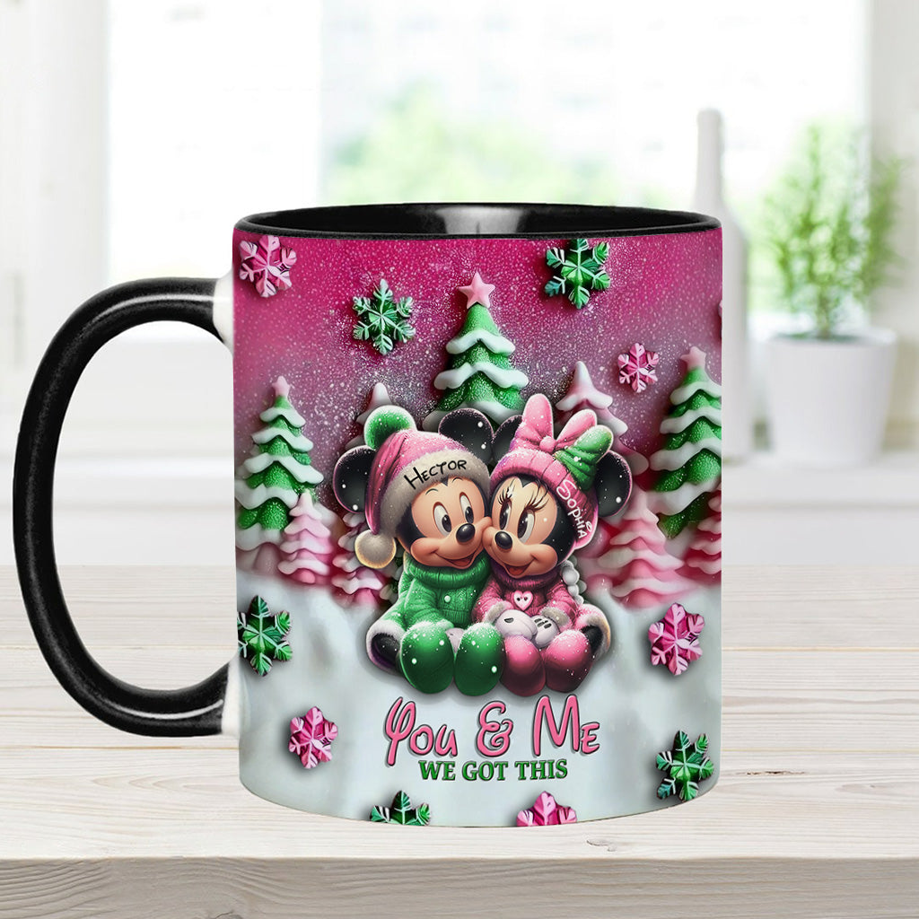 Mouse Couple - Personalized Mouse Accent Mug