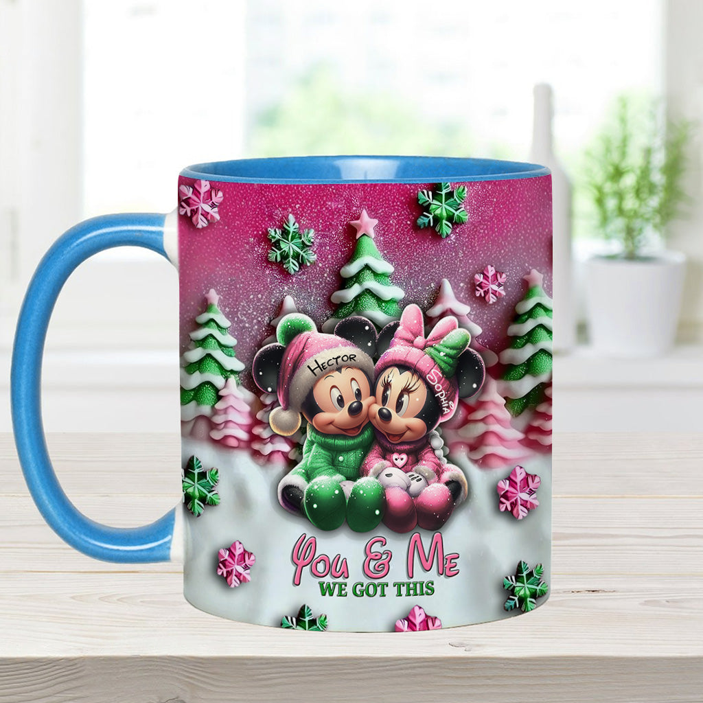Mouse Couple - Personalized Mouse Accent Mug