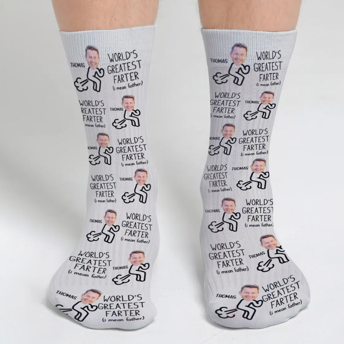 World’s Greatest Farter - Personalized Father Socks