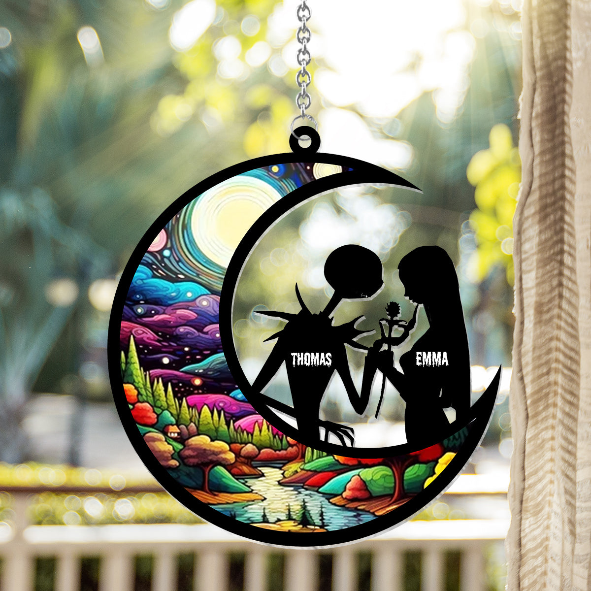 Together Forever - Personalized Nightmare Window Hanging Suncatcher Ornament