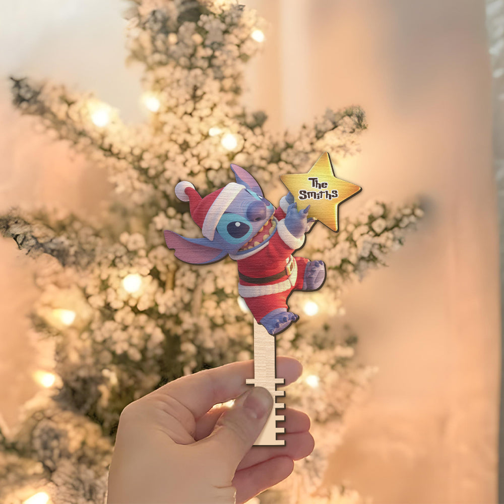 Merry Stitchmas - Personalized Ohana Tree Topper