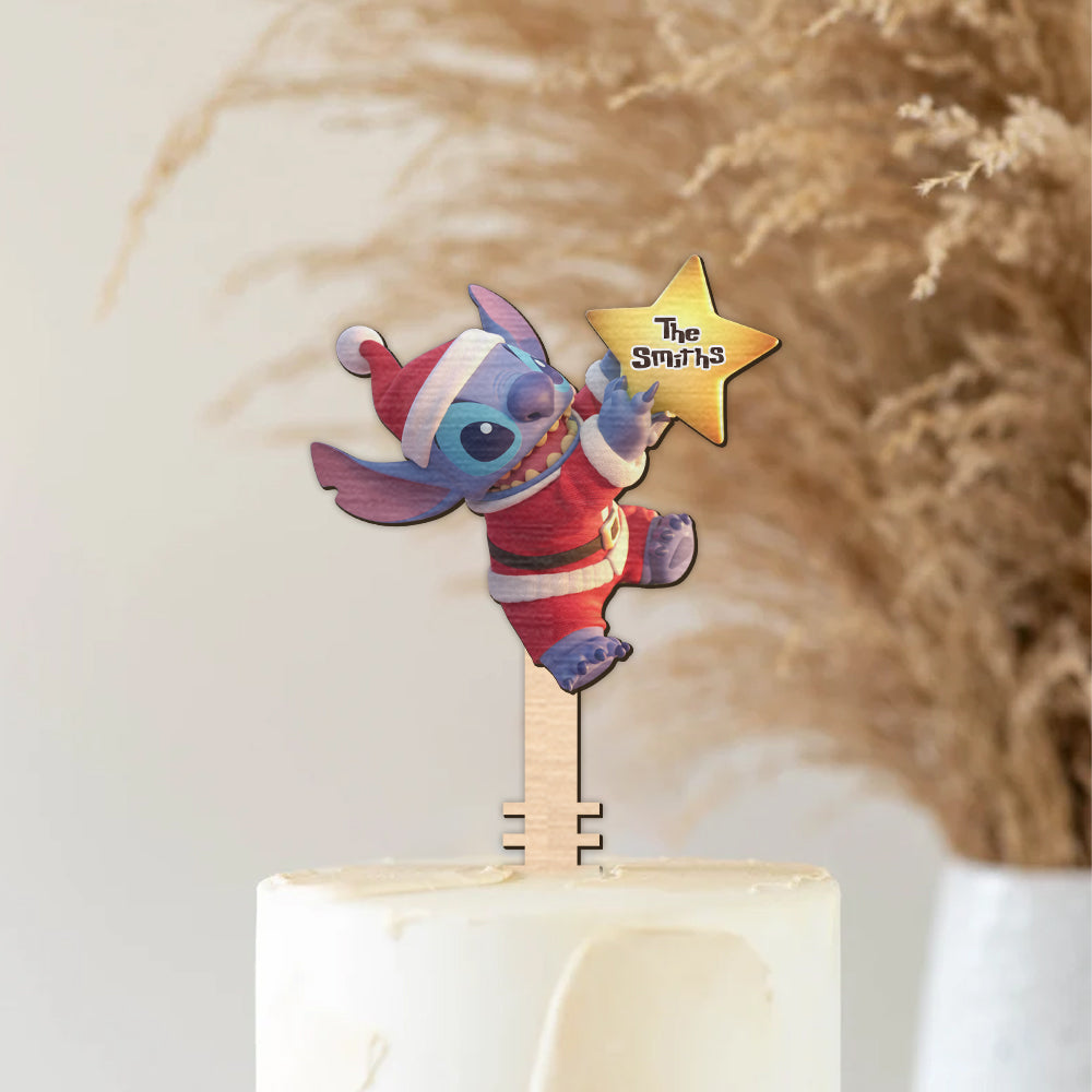 Merry Stitchmas - Personalized Ohana Tree Topper