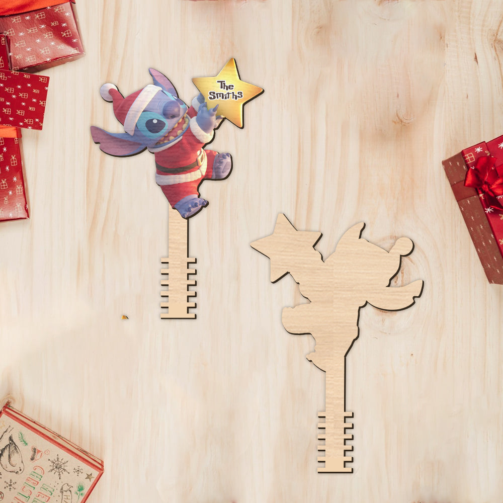 Merry Stitchmas - Personalized Ohana Tree Topper
