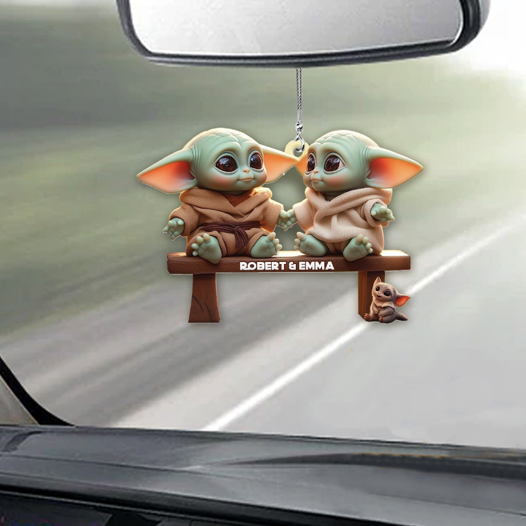 You & Me We Got This - Personalized The Force Car Ornament