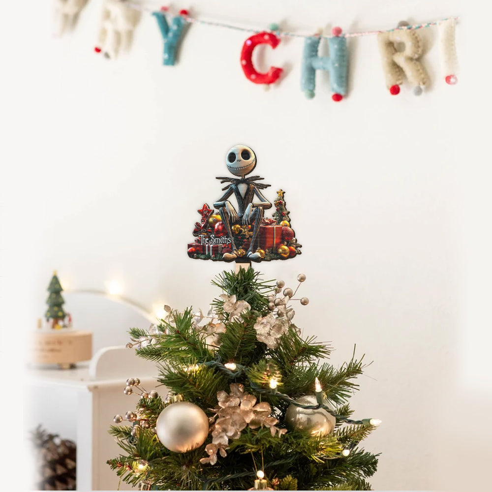 Merry Christmas - Personalized Nightmare Tree Topper
