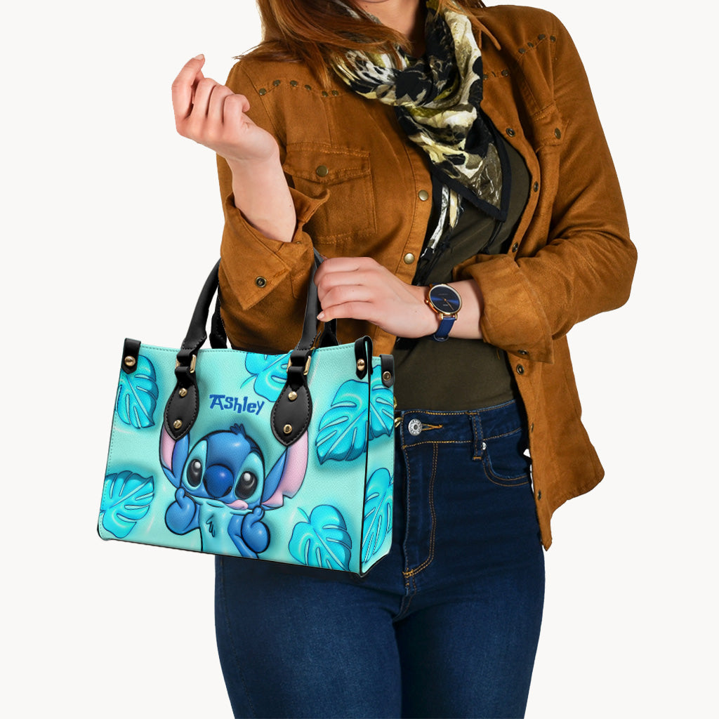 Ohana - Personalized Ohana Leather Handbag