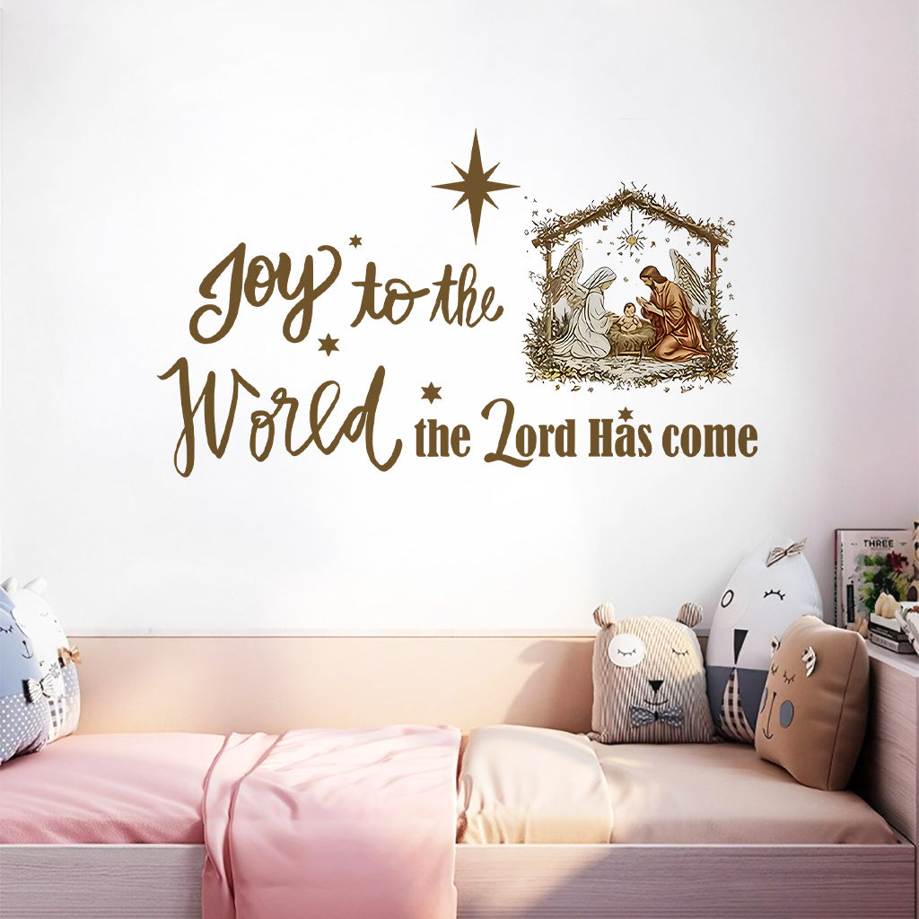 The Lord Has Come - Personalized Christian Wall Decal