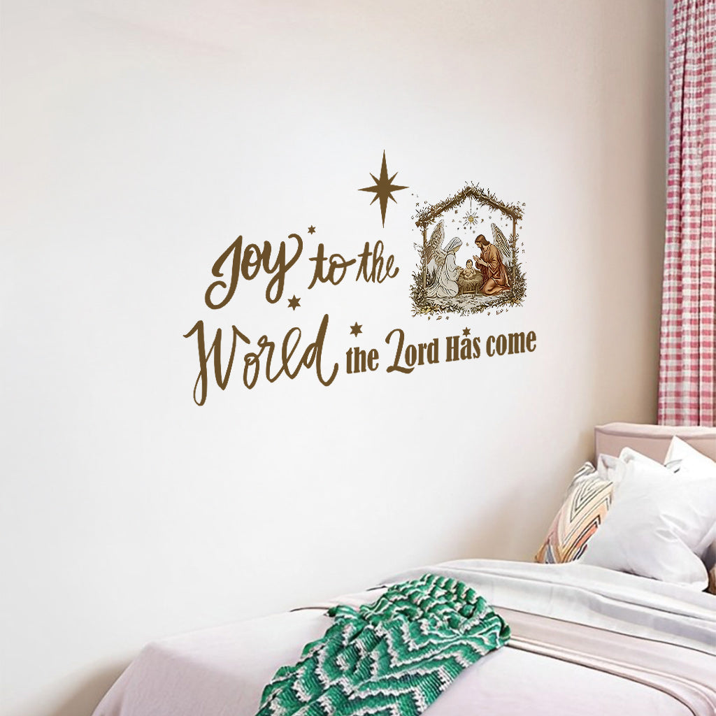 The Lord Has Come - Personalized Christian Wall Decal